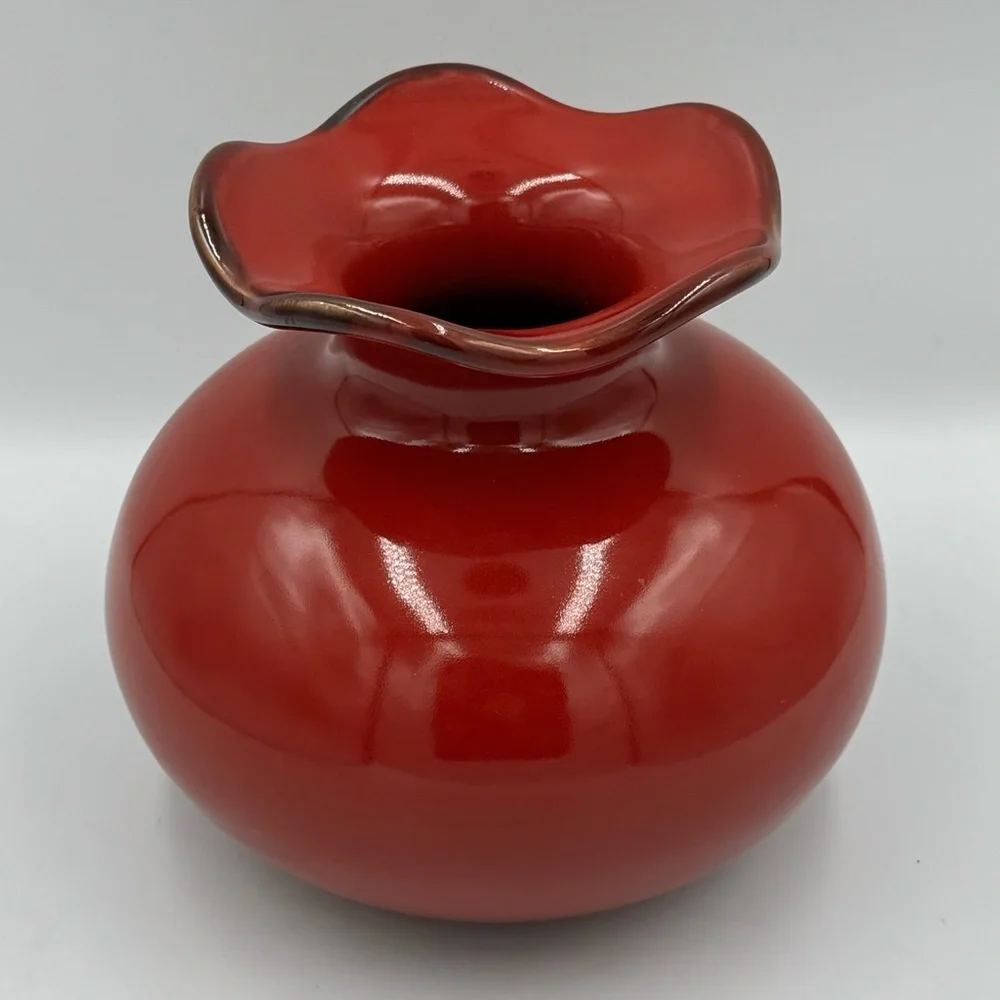 Southern Living at Home Cinnabar Collection Stoneware Vase